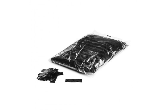 Confettis Métalliques rectangulaires - Noir - 1kg (Neuf)