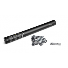 MAGIC FX - Canon à confettis métalliques manuel - 50cm - Argent (Neuf)