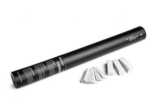 MAGIC FX - Canon &agrave; confettis manuel - 50cm - Blanc (Neuf)