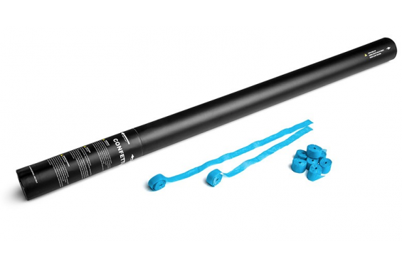 Canon &agrave; serpentins manuel - 80cm - Bleu Ciel (Neuf)