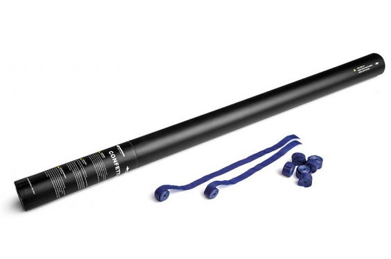 Canon &agrave; serpentins manuel - 80cm - Bleu Fonc&eacute; (Neuf)