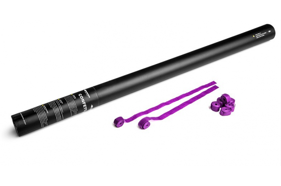 Canon &agrave; serpentins manuel - 80cm - Violet (Neuf)