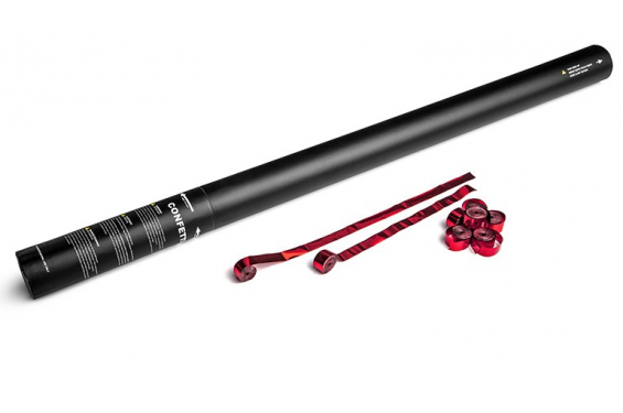 MAGIC FX - Manual Cannon metal streamers - 80cm - Red (New)