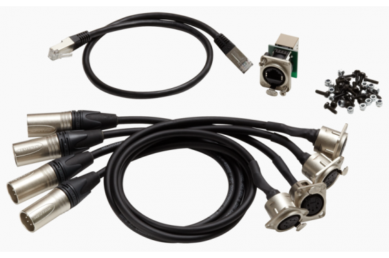 MA LIGHTING - Kit de câble etherCON + 4 XLR 5M/F pour 4Port Node (Neuf)