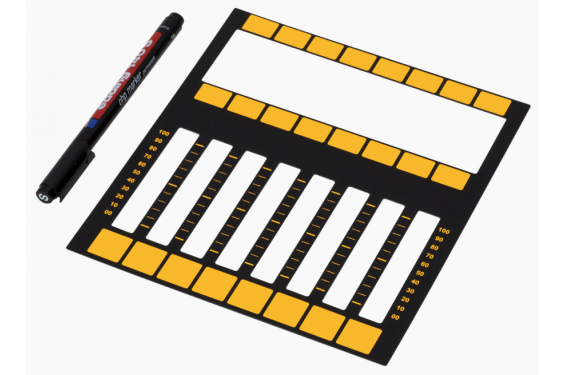 MA LIGHTING - Planche magn&eacute;tique 8 faders pour DOT2 XL F ou F WING - inclus feutre (Neuf)