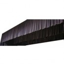Frise / Jupe coton noir classé M-1 avec oeillères 6x0,80m de haut (Neuf)