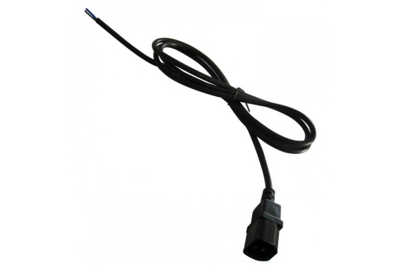 C&acirc;ble IEC noir vers Fil - 1,5m (Neuf)