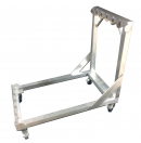 MoveX - Chariot Alu de transport pour 6 praticables position verticale 1x1m (Neuf)