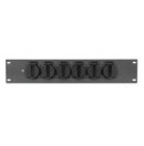 DAP AUDIO - Multiprise pour rack 19" 6 prises Schuko (Neuf)