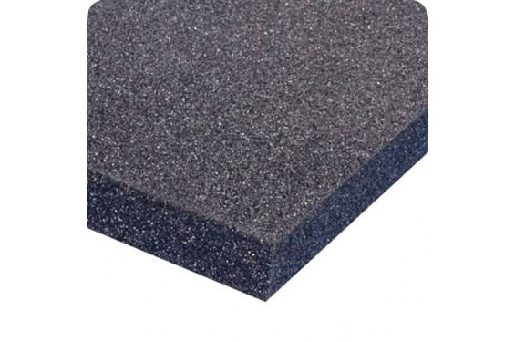 Plaque de mousse de protection pour flight-case 200x120cm - 10mm - Gris anthracite (Neuf)