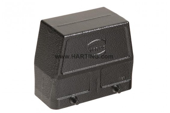 HARTING - Capot M32 noir - sortie lat&eacute;rale - 16 contacts (Neuf)