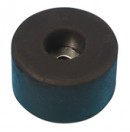 ADAM HALL - Pied caoutchouc - 38x20mm - Noir (Neuf)