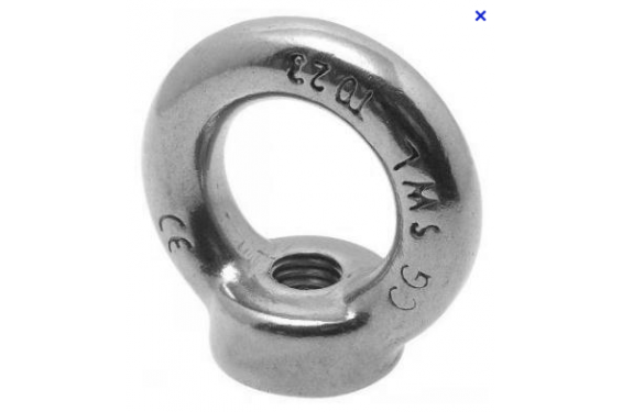 &Eacute;crou &agrave; anneau/oeil M10 zingu&eacute; (Neuf)