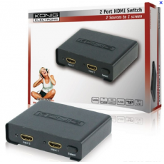 KONIG - Commutateur HDMI Switch 2 ports (Neuf)