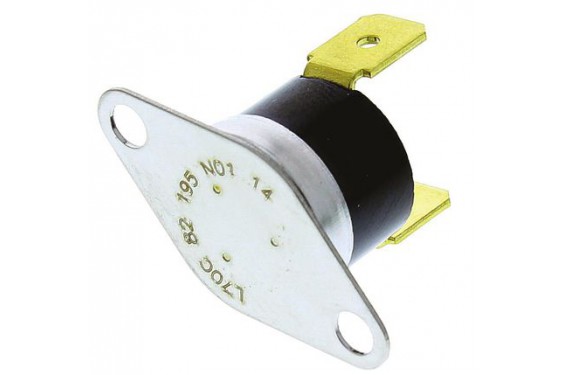 Thermostat bimétallique N/F 120°C - 15A - 240VCA (Neuf)