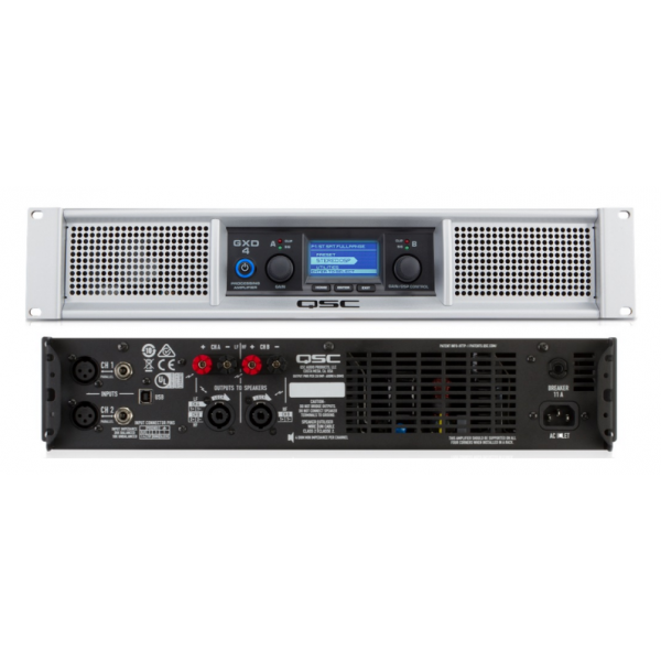 Amplificateur Audio QSC GX 3 - 300W Par Canal (8 Ohms) - 2 Canaux - Entrées XLR/jack, Sorties Speakon