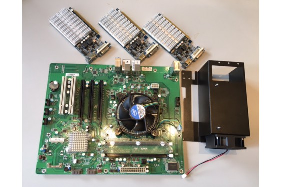 MA LIGHTING - Kit carte m&egrave;re inclus 3 cartes graphiques et c&acirc;ble pour grandMA2 Light (Neuf)