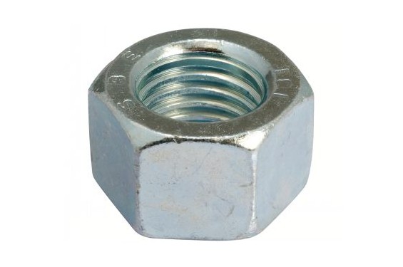 &Eacute;crou hexagonal HU ISO 4032 acier classe 8 ZN 20 mm Bo&icirc;te de 100 pi&egrave;ces (Neuf)