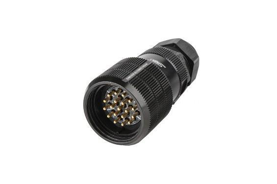 SYNTAX - Fiche M&acirc;le Socapex IP67 - M40 avec anneau (Neuf)