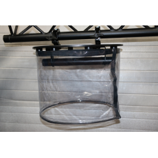 Dôme extérieur suspendu avec crochets inclus et protection plastique transparente - IP54 (Neuf)