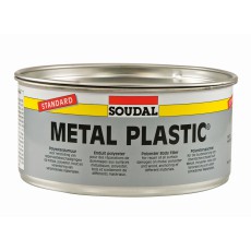SOUDAL - Metal Plastic standard mastic - enduit polyester - 2kg (Neuf)