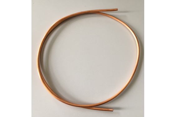 MDG - M&egrave;tre de tuyau de cuivre 3/16" (4mm) de 17" avec olive pour machine &agrave; fum&eacute;e ICE FOG (Neuf)