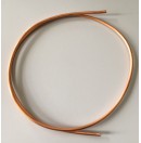 MDG - Mètre de tuyau de cuivre 3/16" (4mm) de 17" avec olive pour machine à fumée ICE FOG (Neuf)