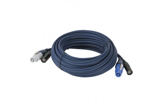 SHOWTEC - Câble Neutrik Powercon / Ethercon - Powercon / Ethercon - 10m (Neuf)