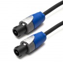 TESCA - Câble jumper HP 2x2.5² - Speakon Femelle vers Speakon Femelle avec Neutrik NL2FC - 30m (Neuf)