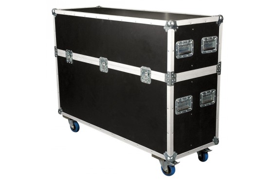 MoveX - Flight-case pour 2 &eacute;crans LCD - 65 Pouces (Neuf)