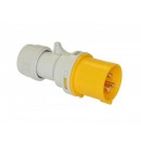 PCE - Prise Mâle jaune CEE 110V - 16A - 3 contacts P17 Type 013 (Neuf)
