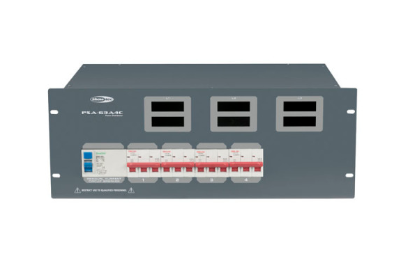 SHOWTEC - Bloc d'alimentation PSA-63A4C - Module t&eacute;tra 63A => 4 x t&eacute;tra 32A (Neuf)