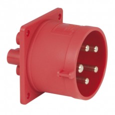 PCE - Châssis Mâle rouge CEE 380V - 32A - 5 contacts IP44 (Neuf)