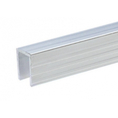ADAM HALL - Profilé aluminium de Recouvrement pour Parois Séparatrices pour matériau 9,5 mm - Vendu au mètre (Neuf)