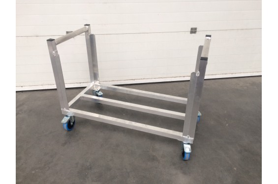 MoveX - Chariot de transport en alu pour 20x Defender Mini - Passage de c&acirc;ble 1m - 3 canaux (Neuf)