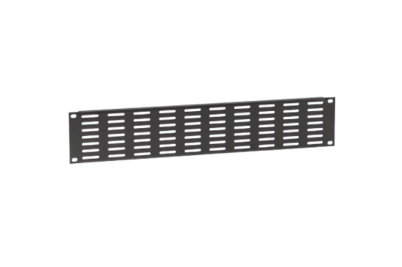 ADAM HALL - T&ocirc;le rack 19" 1U vierge noir ventil&eacute; (Neuf)