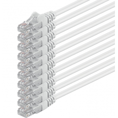 Câble RJ45 catégorie 6a noir - 0,5m (Neuf)