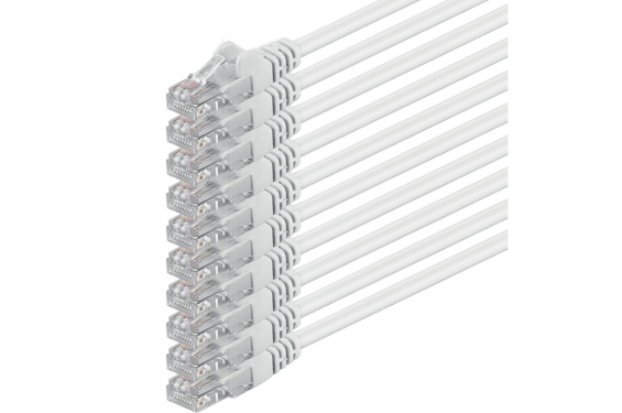 C&acirc;ble RJ45 cat&eacute;gorie 6a noir - 0,5m (Neuf)