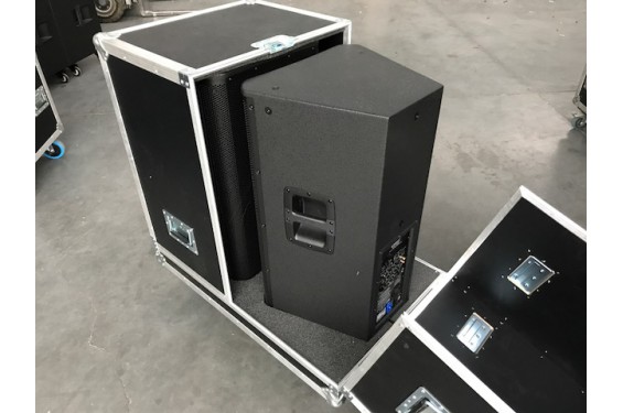 MoveX - Flight-case pour 2 enceintes QSC KW 122 (Neuf)