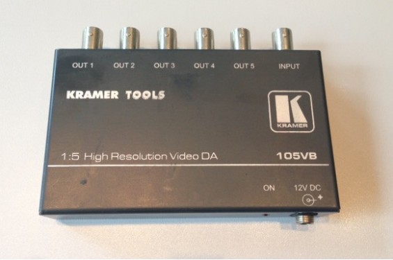KRAMER - Video Distributor 1 Input 5 Output - BNC Connectors (New)