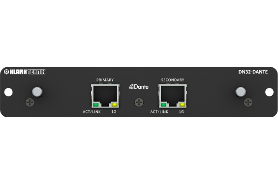 KLARK TEKNIK - DN32 DANTE - Carte interface 32 canaux pour console M32 (Neuf)