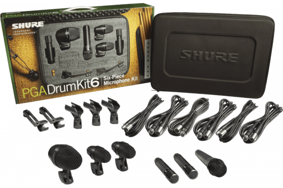 SHURE - Kit Malette de 6 micros batterie (Neuf)