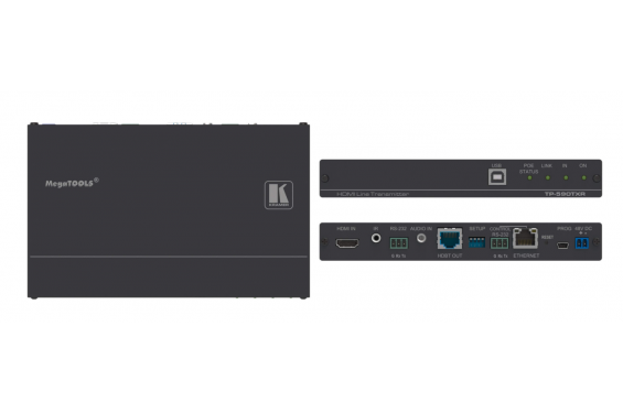 KRAMER -  TP 590TXR - Emetteur HDMI, Audio, RS–232 bidirectionnelle & IR sur Paires Torsadées HDBaseT & USB 2.0 (Neuf)