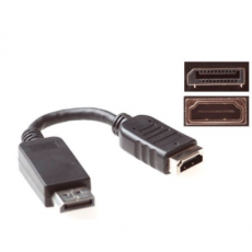 AV LINK - Câble DisplayPort mâle vers HDMI femelle - 0.15m (Neuf)