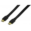 Câble plat HDMI HSP avec ethernet HDMI Mâle vers HDMI Mâle - 10m (Neuf)