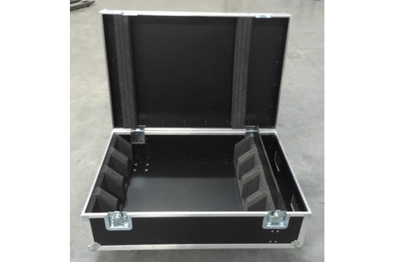 MoveX - Flight-case pour 4 Briteq Power Pix 8 avec rangement pour crochets et c&acirc;bles (Neuf)