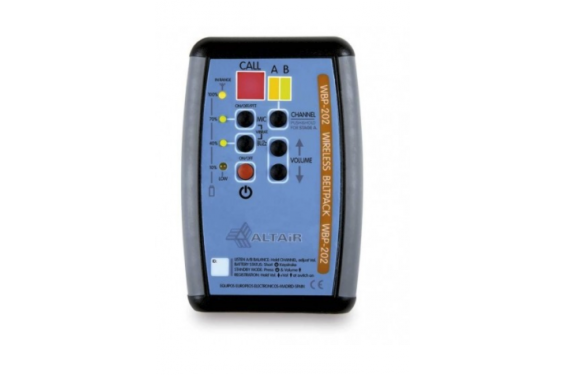 ALTAIR - Poste ceinture intercom HF - 2 canaux "R&eacute;gisseur" WBP202 - H%aute d&eacute;finition  (Neuf)