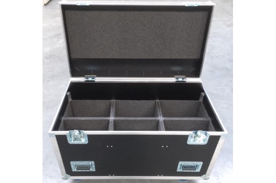 MoveX - Flight-case pour 6 lyres BT-Orbit avec bac &agrave; c&acirc;bles (Neuf)