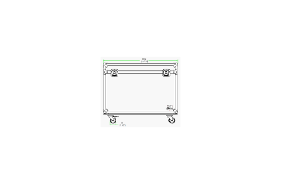 Road Ready - Flight-case de 12 EKSPOLED200 (Neuf)