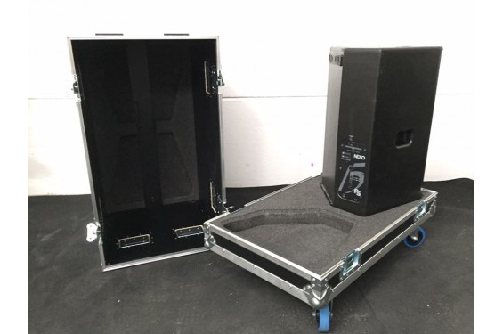 MOVE X - Flight case pour 2 enceintes passives gauche/droite PS15 R2 avec ouverture cloche (NEUF)